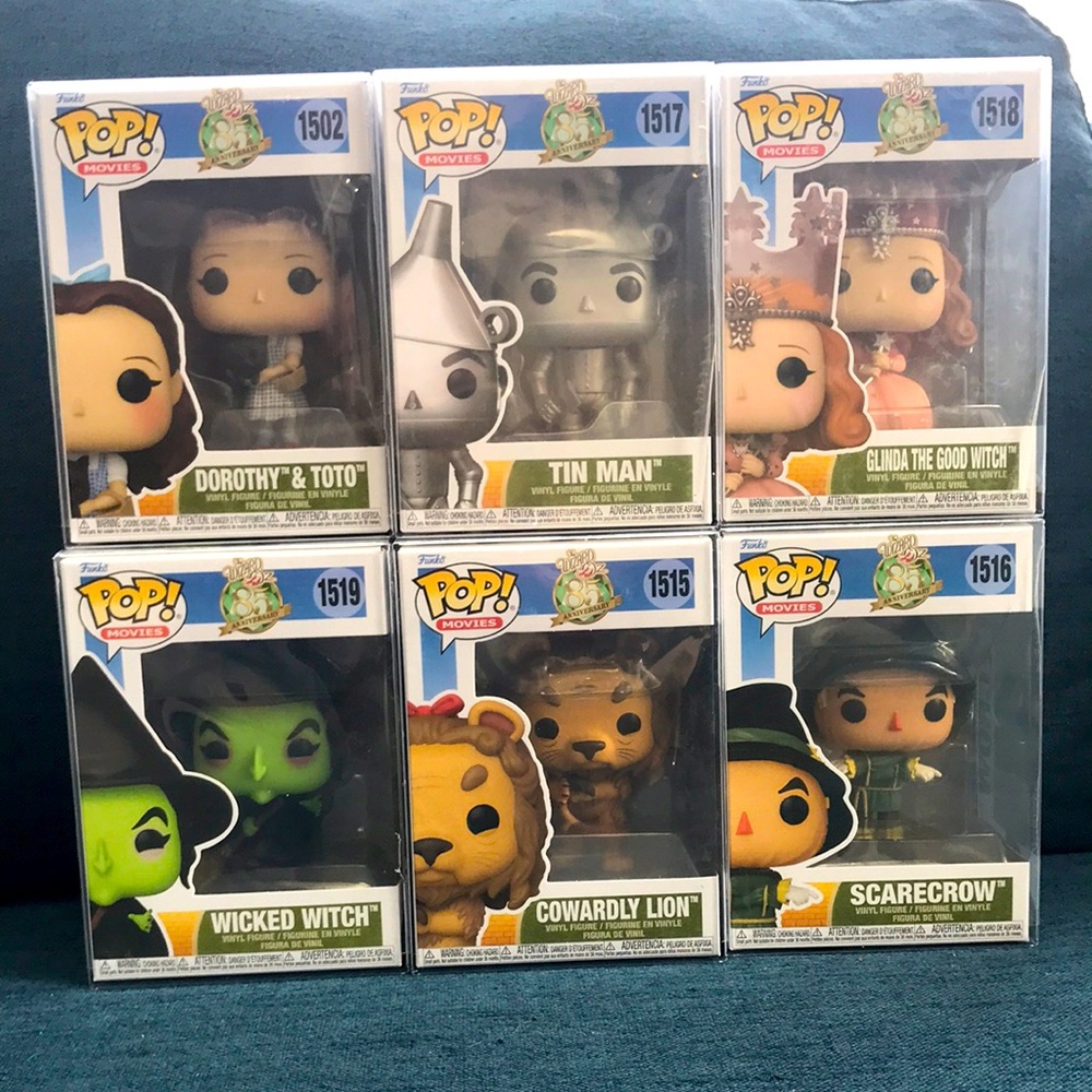 Wizard of oz 85th anniversary funko pops set of 6